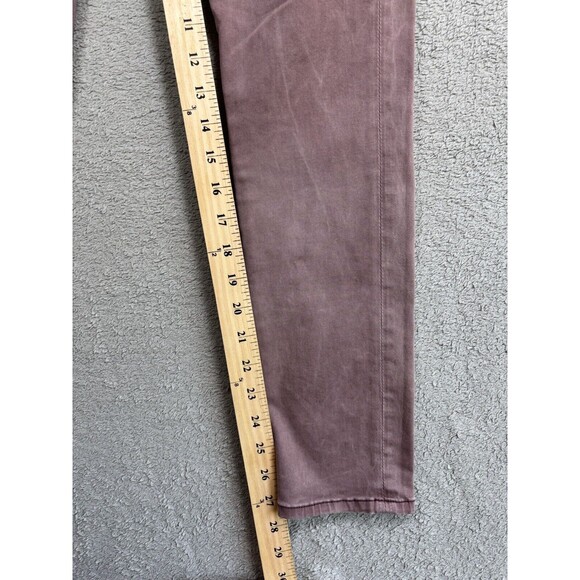 Adriano Goldschmied Woman Size 26 R Purple The Abbey Ankle Mid Rise Super Skinny - Picture 14 of 14